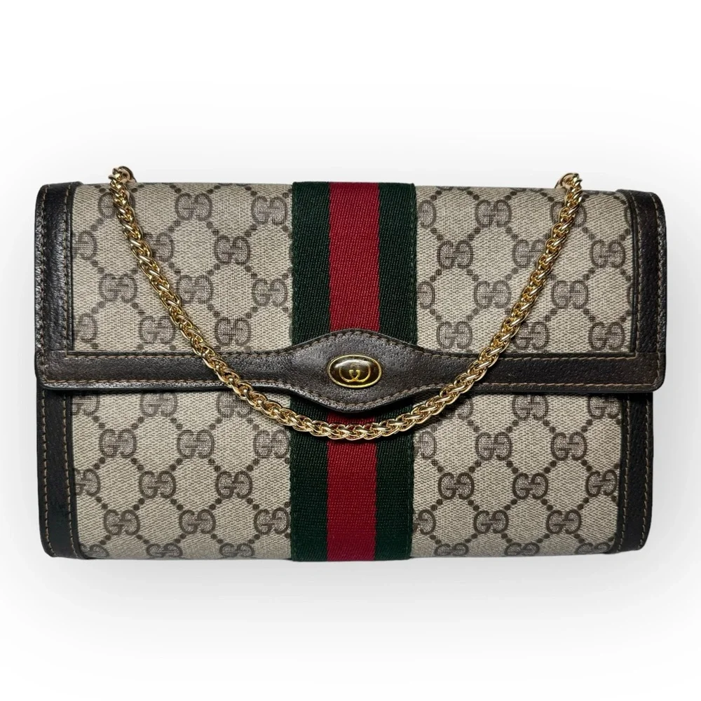 ♦️SOLD♦️Gucci Ophidia Supreme GG Monogram Crossbody Bag - Picture 4 of 17